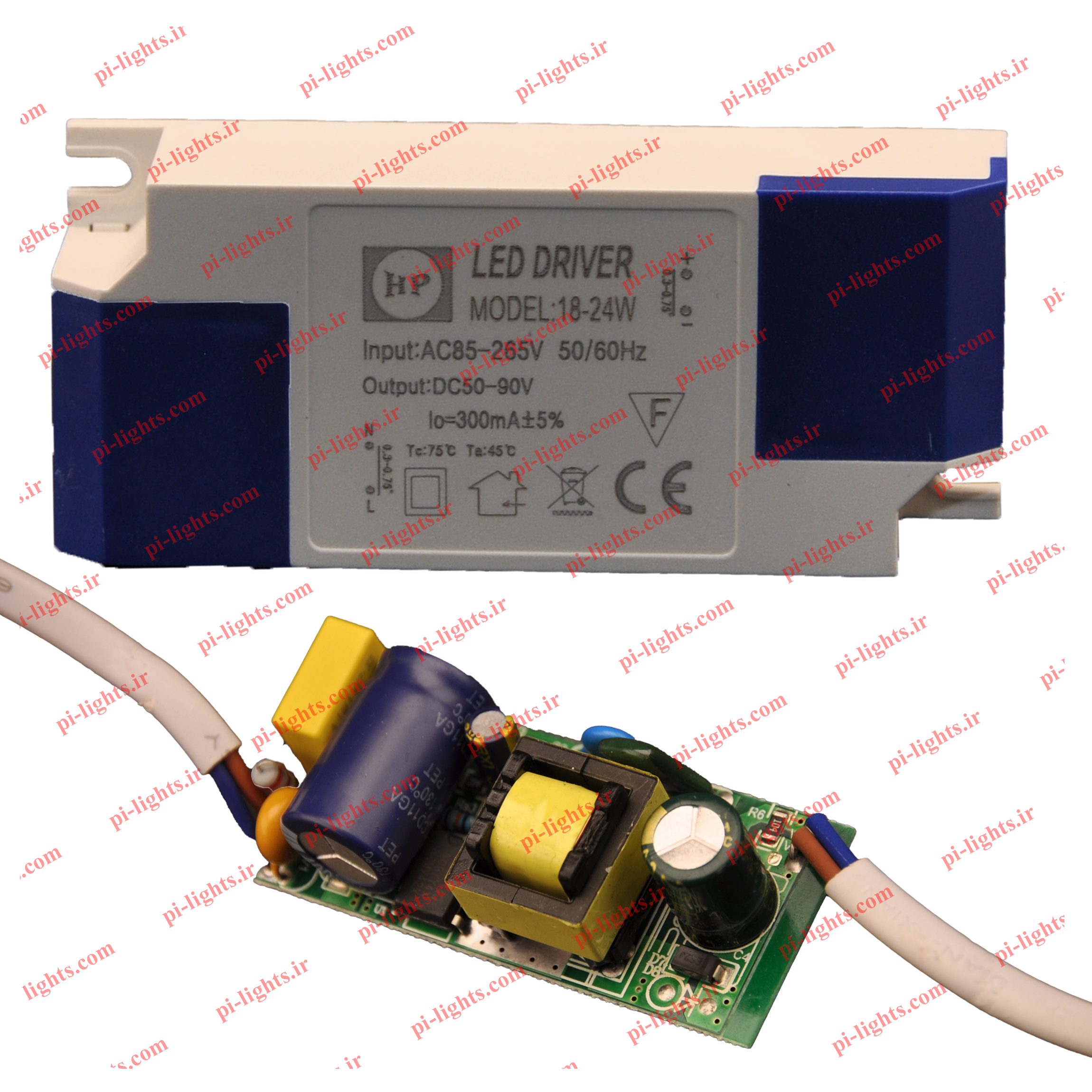 درایور ال ای دی پوشش پلاستیکی