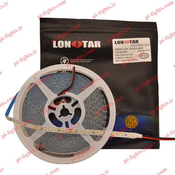 ال ای دی نواری 24 ولت تراکم 120 برند Lonstar