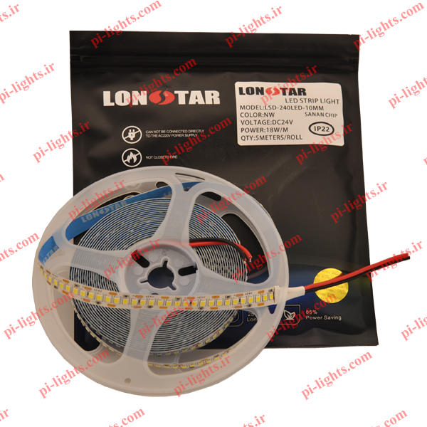 ال ای دی نواری 24 ولت تراکم 240 برند Lonstar